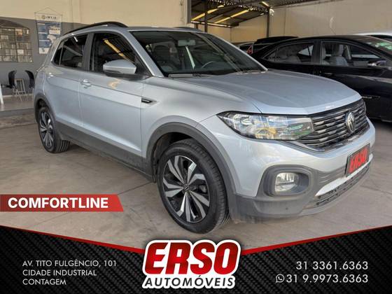 VOLKSWAGEN T-CROSS 1.0 200 TSI TOTAL FLEX COMFORTLINE AUTOMÁTICO VOLKSWAGEN T-CROSS 1.0 200 TSI TOTAL FLEX COMFORTLINE AUTOMÁTICO